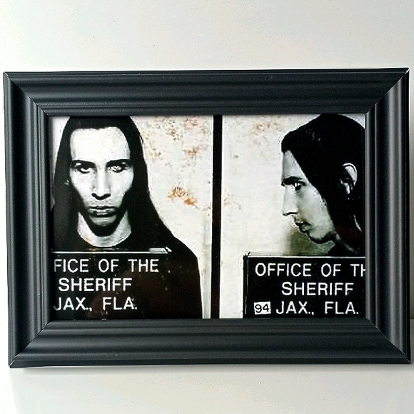 Marilyn Manson Mugshot Metal Rock Alternative Goth - Picture 3 of 9